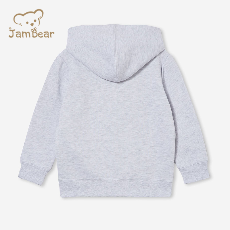 Sustainable hoodie kids organic bamboo print girls pullover hoodie eco friendly children hoodie