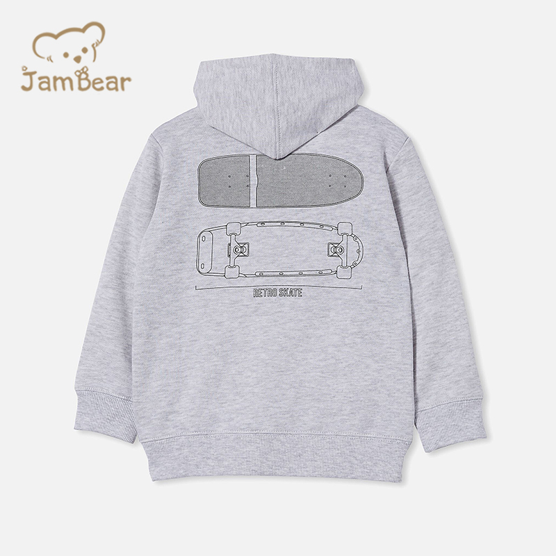 Organic bamboo children hoodie sustainable kids hoodies children's print eco friendly kids hoodie