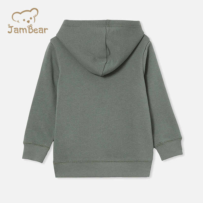 Bamboo cotton kids hoodie sustainable kids wholesale hoodies eco friendly print hoodie kids