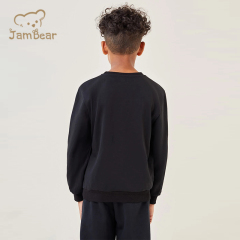 Organic children bamboo sweatshirt sustainable sweatshirts for boys eco friendly crewneck sweatshirt kids
