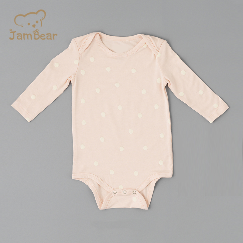 Bamboo Long Sleeve Bodysuit Eco-friendly newborn onesie Summer romper for Newborn organic baby clothes