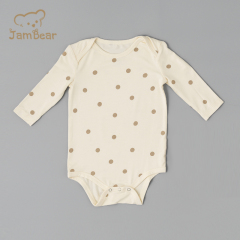 Bamboo Long Sleeve Bodysuit Eco-friendly newborn onesie Summer romper for Newborn organic baby clothes