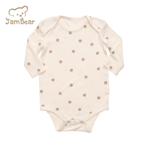 Bamboo Long Sleeve Bodysuit Eco-friendly newborn onesie Summer romper for Newborn organic baby clothes
