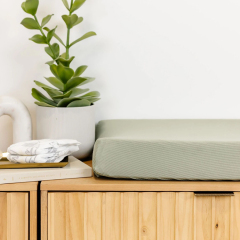 Baby Ribbed Crib Sheet organic baby bed sheet set organic baby Pad cover Organic bamboo Changing Pad Cover