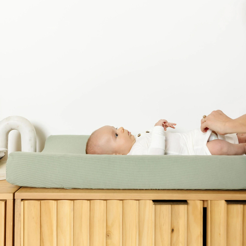 Baby Ribbed Crib Sheet organic baby bed sheet set organic baby Pad cover Organic bamboo Changing Pad Cover