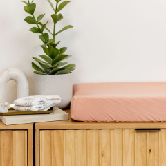 Baby Ribbed Crib Sheet organic baby bed sheet set organic baby Pad cover Organic bamboo Changing Pad Cover