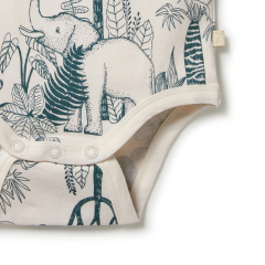 Short sleeve rib bodysuit summer baby romper Organic Cotton Unisex Baby suit organic baby clothes Eco Infants onesie