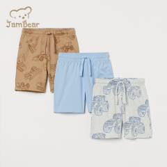 Print baby Jersey shorts sustainable 100% organic cotton jersey shorts eco friendly short trousers