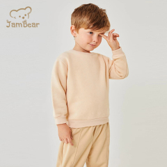 Sustainable Toddler Sweatshirt Bamboo Baby Crew Neck Sweatshirt Eco Friendly Sweatshirts For Boys