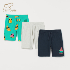 Print baby Jersey shorts sustainable 100% organic cotton jersey shorts eco friendly short trousers