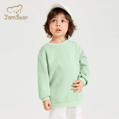 Sustainable Toddler Sweatshirt Bamboo Baby Crew Neck Sweatshirt Eco Friendly Sweatshirts For Boys