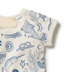 Short sleeve rib bodysuit summer baby romper Organic Cotton Unisex Baby suit organic baby clothes Eco Infants onesie