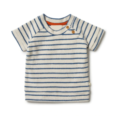 Organic terry sweat Organic Cotton kids t shirt stripeshort sleeve tshirt for children eco-friendly children t shirts