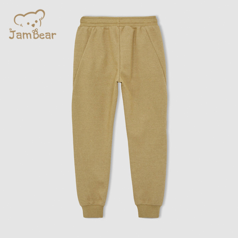 Sustainable jogger pants kids 100% organic cotton jogger pants for kids eco friendly children joggers boy pants