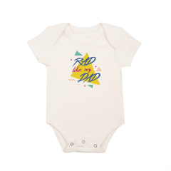 Organic Cotton Unisex bodysuit organic baby clothes Eco Infants onesie summer baby romper graphic bodysuits
