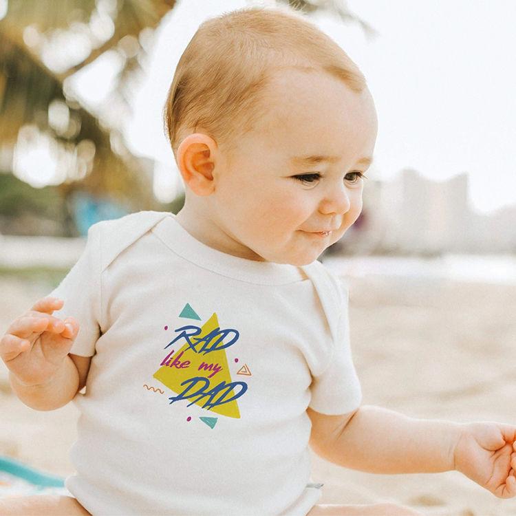 Organic Cotton Unisex bodysuit organic baby clothes Eco Infants onesie summer baby romper graphic bodysuits