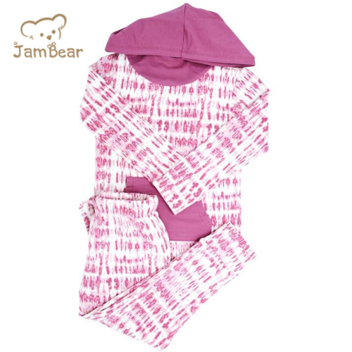 Organic Kids Hoodie Jogger set french terry Sustainable kids jogger sets Bamboo Cotton girls sweatsuits kids
