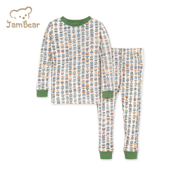 Organic Cotton Kids Pajamas sustainable sleep wear pajama set for kids Eco-friendly Children Pajamas kids night suit