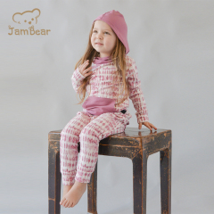 Organic Kids Hoodie Jogger set french terry Sustainable kids jogger sets Bamboo Cotton girls sweatsuits kids