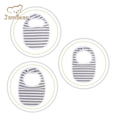 100% Organic cotton baby bib sustainable bib for baby printed eco friendly cotton bibs baby