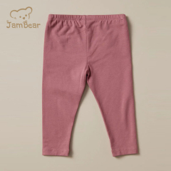 Sustainable baby leggings pants organic cotton toddler leggings eco friendly infant organic leggings baby pant