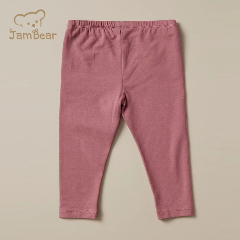 Sustainable baby leggings pants organic cotton toddler leggings eco friendly infant organic leggings baby pant