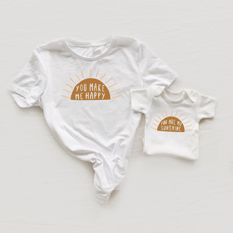 Mom and Baby Shirts Mommy & Me outfit organic mommy and son Organic Cotton matching outfits for families
