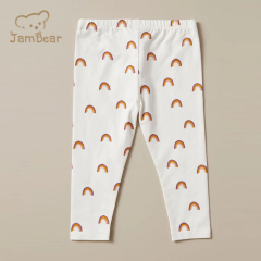Print baby organic cotton leggings sustainable eco friendly organic leggings organic baby leggings baby pant