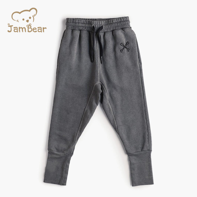 Organic cotton children sweatpants printed eco friendly children Jogger pants sustainable kids sweatpants kids jofgger pant