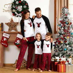 Orgainc bamboo family christmas pajamas sustainable Matching Family Clothes christmas sleepers eco friendly family pajamas