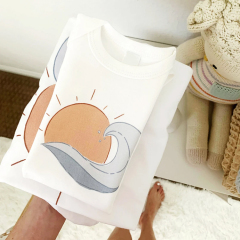 Mommy Tshirts and kids rompers Mommy & Me outfit Organic Cotton Mom and Baby Shirts