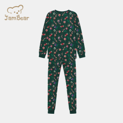 100% Organic cotton Christmas kids pajamas eco friendly christmas pyjamas kids sustainable children pyjamas