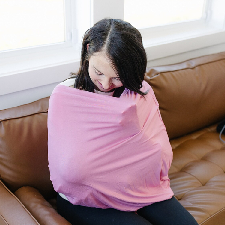 Organic nursing cover Bamboo viscose baby stroller cover eco-friendly Nursing Covers nursing blanket