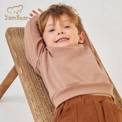 Organic Cotton Hoodie Baby Eco Friendly Toddler Casual Hoodies Sustainable Toddler Boys Solid Hoodie