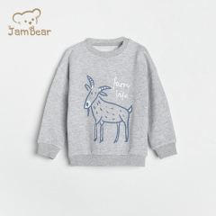 Organic bamboo toddler sweatshirt eco friendly crewneck sweatshirt toddler long sleeve sustainable baby pullover