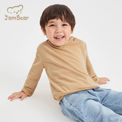 Organic Cotton Hoodie Baby Eco Friendly Toddler Casual Hoodies Sustainable Toddler Boys Solid Hoodie