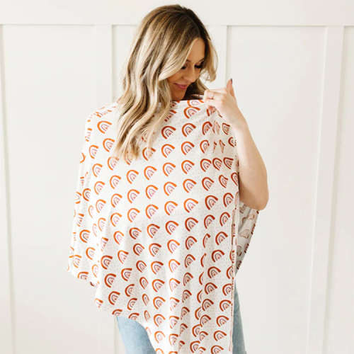 Nursing Poncho Bamboo viscose baby stroller covers eco-friendly Car Seat Cover organic nursing cover