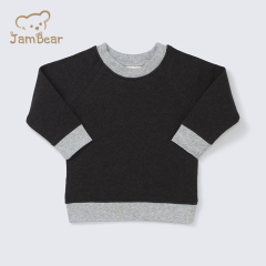 toddler pullover baby Crewneck Sweatshirt Sustainable Sweatshirts For Boys Organic Cotton Baby Sweatshirt organic toddler jumper