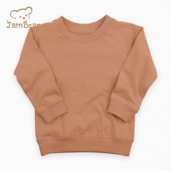 Organic Cotton toddler pullover Baby Crewneck Sweatshirt Sustainable toddler pullover crewneck Eco-friendly Baby Sweatshirt Girl