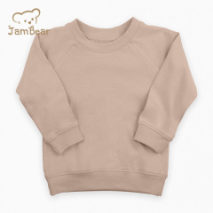 Organic Cotton toddler pullover Baby Crewneck Sweatshirt Sustainable toddler pullover crewneck Eco-friendly Baby Sweatshirt Girl