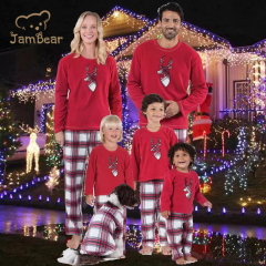 Christmas Family Matching Outfits Kids Mom Dad Santa Claus Family Pajamas Tops Pants 2pcs Set Family Matching Christmas Set