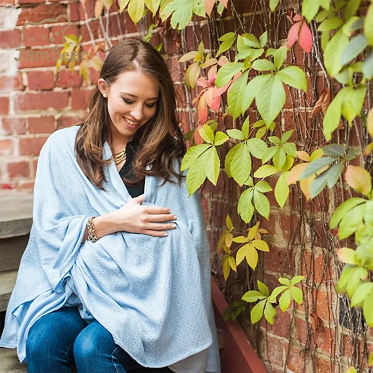 Summer nursing cover organic Nursing Poncho Blankets eco-friendly Car Seat Cover organic Nursing Poncho Blankets