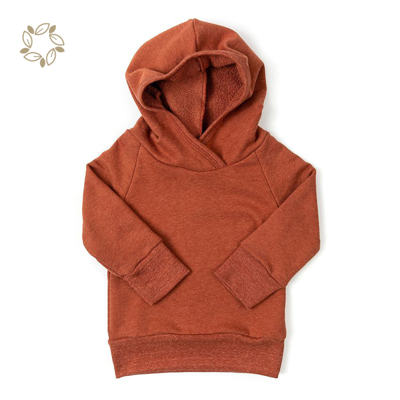 Sustainable Children's Hoodie Bamboo Fabric kids hooded sweatshirt Natural Eco-friendly hoodie for boy