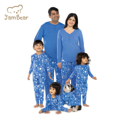 Organic cotton christmas matching family pajamas eco friendly family christmas pajamas sustainable family dog pajamas