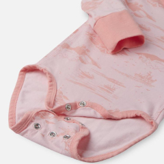Organic Cotton Bodysuit Eco-friendly Baby summer snap romper Summer baby short suit organic baby clothes