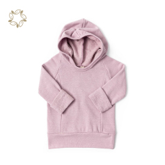 Bamboo Cotton Sport Hoodie Kids Solid Color Eco Friendly Hoodie Sustainable Hoodie Children