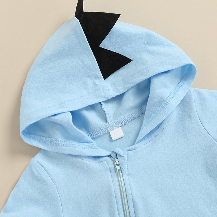 Baby Boy Girl Hoodies Romper toddler zipper Baby hooded rompers organic baby clothes Short Sleeve Solid Outfit Jumpsuit