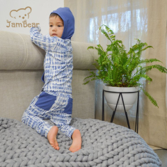 Sustaianble Children Sweatpant And Hoodie Sets Bamboo Cotton Kids Hooded Jogger Set Eco-friendly Baby Tracksuits