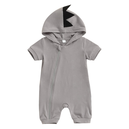 Baby hooded rompers organic baby clothes Short Sleeve newbron Hoodies Romper organic cotton Baby Sleeper