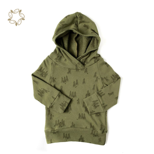 Organic Cotton Kids Hoodies Boys Natual Eco-friendly Boys Pullover kids logo hoodie Sustainable Childre's Hoodie